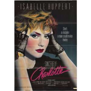  Sincerely Charlotte (1985) 27 x 40 Movie Poster Style A 