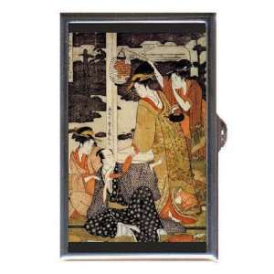  JAPANESE WOODBLOCK ARTIST GEISHA Coin, Mint or Pill Box 