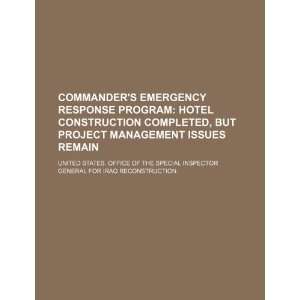  Commanders Emergency Response Program hotel construction 