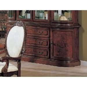   in Cherry Brown Finish Coaster Buffets & Sideboards Furniture & Decor