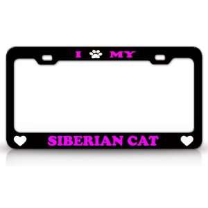  I PAW MY SIBERIAN Cat Pet Animal High Quality STEEL /METAL 