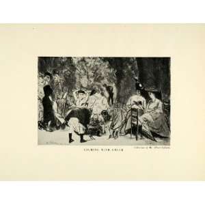  1923 Print American Artist William James Glackens Etching 