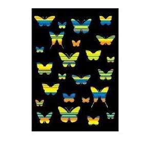  Providencia MJ107003 Pop Butterfly Throw Blanket   60 X 80 