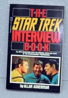Star Trek Interview Book by Allan Asherman  