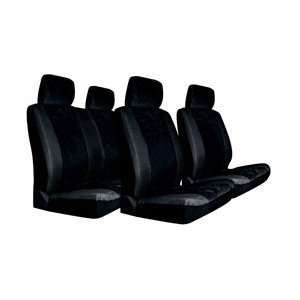  Complete Seat Cover Set Competizione Black Automotive