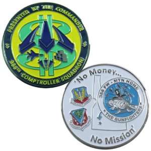  366th Comptroller Sq Challenge Coin 