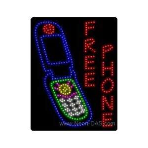  Free Cellular Phone Outdoor LED Sign 31 x 24