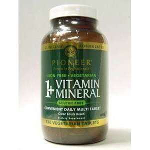  Pioneer 1+ Vitamin Mineral w/o Iron 120 vtabs Health 