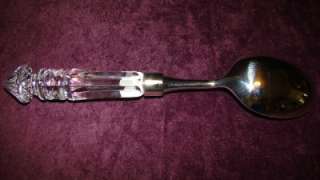 Shannon Hand Crafted Crystal Handled Serving Spoon ~ Ireland Designs 