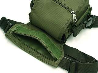 US Airsoft Drop Leg Utility Waist Pouch Carrier Bag OD  