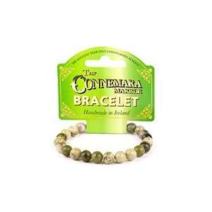 Connemara Marble Round Bead Bracelet