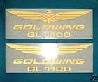 Reflective Helmet Decals for Honda GL1100 Goldwing Motorcycle GWH R7 
