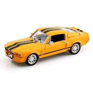  1967 Shelby GT500 like Eleanor 1/43 Yellow w/ Black 