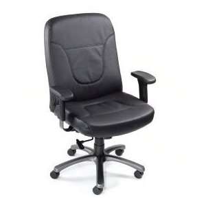  Big & Tall Contoured Leather Office Chair 