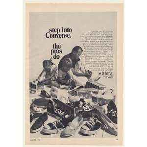  1969 Step Into Converse Shoes The Pros Do Print Ad (52811 