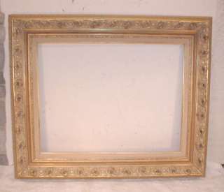 1940s ROCOCO PIERCED GILT COMPO PAINTING FRAME 20 X 26  