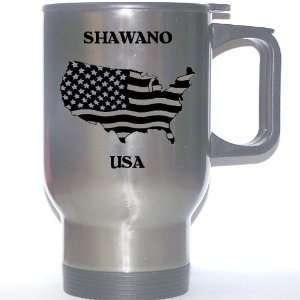  US Flag   Shawano, Wisconsin (WI) Stainless Steel Mug 
