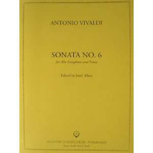   Sonata No.6 in Gm for Alto Saxophone and Piano Antonio Vivaldi Books