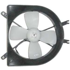  New Radiator Cooling Fan Motor Shroud Assembly Aftermarket 