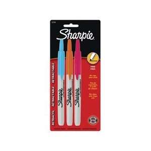  Sharpie Retractable 3 Color Tropical Marker Set (1 Card 