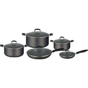 CONCORD 10 Piece Nonstick Hard Anodized Cookware Set  