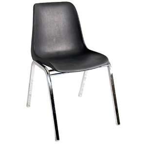  Advantage Comfort Stack Chair   Black
