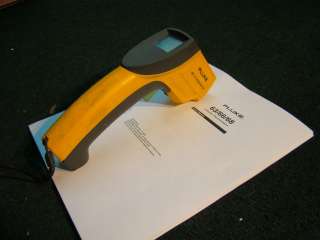Fluke 63 IR Fluke 60 Series Handheld Infrared Thermometer w/ manual 
