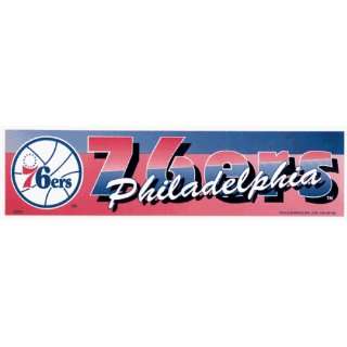  Philadelphia 76ers Throwback logo 11 x 3 Bumper Sticker 