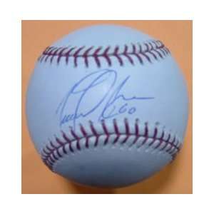  Manny Corpas Autographed Baseball   Colorado Rockies 