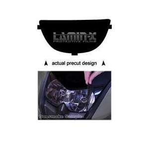     ) Headlight Vinyl Film Covers by LAMIN X ( Gun Smoked ) Automotive