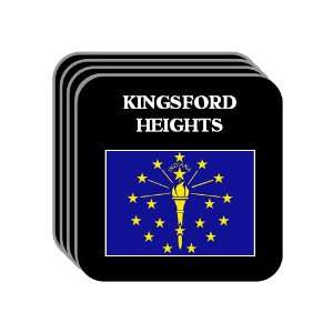 US State Flag   KINGSFORD HEIGHTS, Indiana (IN) Set of 4 Mini Mousepad 