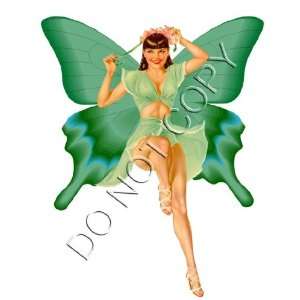  Sexy Fantasy Butterfly Fairy Pinup Decal S98 Musical 