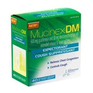 Mucinex DM 12 Hour Expectorant & Cough Suppressant 40 Extended Release 