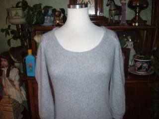Beautiful Gray Miss Selfridge Sexy Angora Sweater 12  