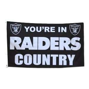   Oakland Raiders 3 ft.x5 ft. Country Design Flag