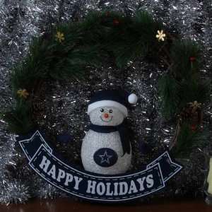  Dallas Cowboys Snowman LED Wreath