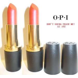  OPI Lipcolour #LC 102 DONT SOCRA TEASE ME (Qty, Of 2 LipSticks 