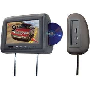  HEADREST LCD VIDEO MONITOR with SIDE LOAD DVD PLAYER