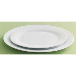  Whiteware 2 Pc Oval Platter Set (White) (See Description 