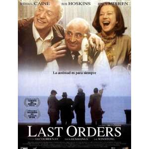 Last Orders (2001) 27 x 40 Movie Poster Spanish Style A  