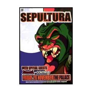  SEPULTURA   Limited Edition Concert Poster   by Adam Lane 