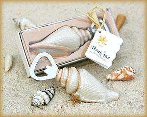 100 Sea Shell Bottle Opener Favors Beach Wedding  