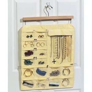   19888 Hanging Jewelry Keeper Includes Hanger, Tan