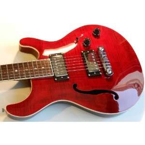  Shine Wca700f Semi Hollow, Wine Red Musical Instruments