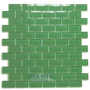  Dimensions green 1 x 2 brick mesh mounted sheets
