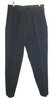 LANDS END 14 STRETCH CIGARETTE TWILL PANTS NAVY NWT $78  