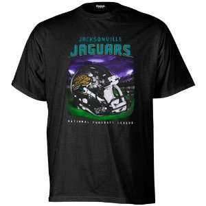  Reebok Jacksonville Jaguars Black Reflection T shirt 