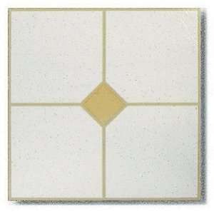   Stick On Tiles With Beige Single Diamond Self Adhesive Flooring RT4041