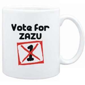  Mug White  Vote for Zazu  Female Names Sports 