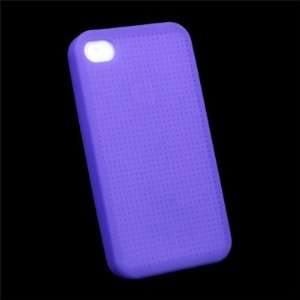  Purple Cross Stitch kit Silicone Case cover for Apple 